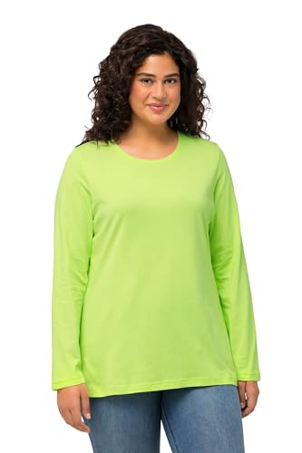 Ulla Popken Damen Langarm T-Shirts, limettengrün, 42/44 DE von Ulla Popken