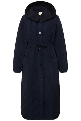 Ulla Popken Damen Light Padded Coat Mäntel, Marine, 46-48 von Ulla Popken