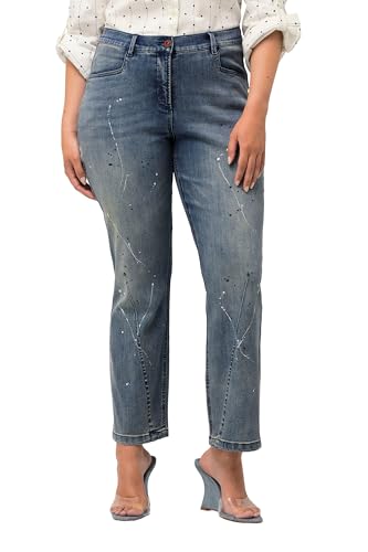 Ulla Popken Damen Mandy Jeans, Blau, 45W / 32L von Ulla Popken