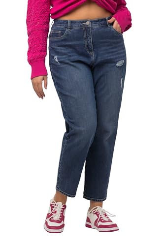 Ulla Popken Damen Mom Jeans, Blue Denim, 50 EU von Ulla Popken