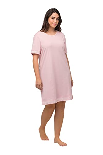 Ulla Popken Damen Nachthemd, Blasses rosa, 46/48 von Ulla Popken