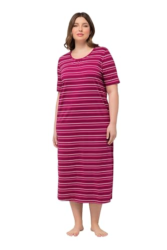 Ulla Popken Damen Nightgown, Stripes, Long Nachthemd, Fuchsia, 42-44 Ulla Popken Damen Nightgown, Stripes, Long Nachthemd, Fuchsia, 42-44 von Ulla Popken