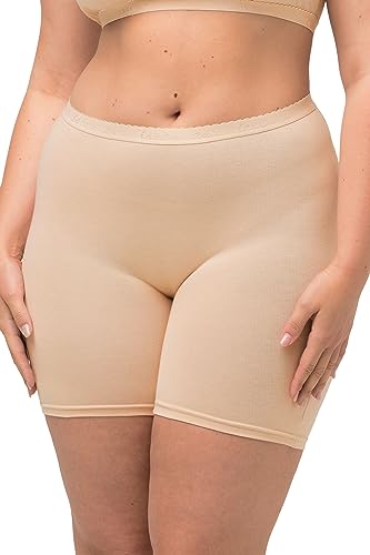 Ulla Popken Damen Panty, Kurze Hose, Elastikbund Shapewear-Unterhose, Perlweiß, 42-44 von Ulla Popken