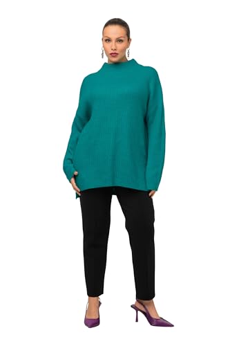 Ulla Popken Damen Rollkragen Pullover, Jade, 50-52 von Ulla Popken