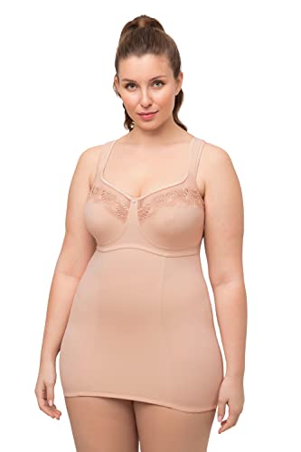 Ulla Popken Damen Shaping-Top Unterhemd, Champagner, 100D von Ulla Popken