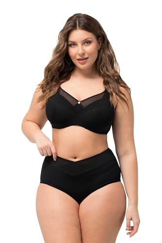 Ulla Popken Damen Shaping-maxislip, Breiter Meshbund, High Waist Shaping-Maxi-Brief, Mesh, Schwarz, 42-44 Große Größen EU Ulla Popken Damen Shaping-maxislip, Breiter Meshbund, High Waist Shaping-Maxi-Brief, Mesh, Schwarz, 42-44 Große Größen EU von Ulla Popken