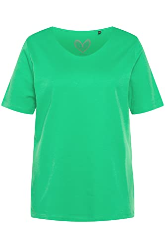 Ulla Popken, Damen, große Größen, Shirt, doppellagig, Slim, Rundhals, Halbarm von Ulla Popken