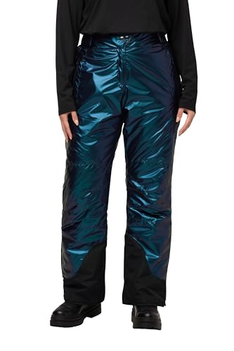 Ulla Popken Damen Skihose Funktionshose Vollglanz 2-Tone Hose, lila, 42 von Ulla Popken