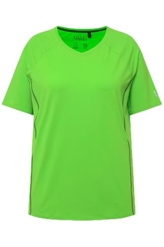 Ulla Popken Damen T-Shirt, Uv-Schutz 50+, V-Ausschnitt, Halbarm 806779, Hellgrün, 54-56 EU Ulla Popken Damen T-Shirt, Uv-Schutz 50+, V-Ausschnitt, Halbarm 806779, Hellgrün, 54-56 EU von Ulla Popken