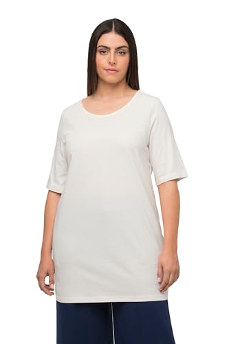 Ulla Popken Damen T-Shirts, Offwhite, 54-56 von Ulla Popken