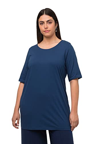 Ulla Popken Damen T-Shirts, stahlblau, 46-48 von Ulla Popken