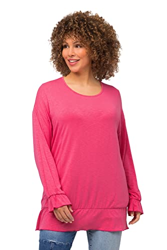 Ulla Popken Damen T-shirts T Shirts, Rosarot, 42-44 EU von Ulla Popken