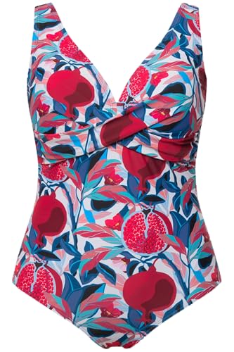 Ulla Popken Damen Traje Baño Con Estampado de Granada Badeanzug, Schneewittchen, 30 Ulla Popken Damen Traje Baño Con Estampado de Granada Badeanzug, Schneewittchen, 30 von Ulla Popken