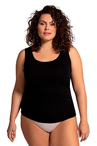 Ulla Popken Damen Unterhemden, Schwarz, 62-64 EU Ulla Popken Damen Unterhemden, Schwarz, 62-64 EU von Ulla Popken