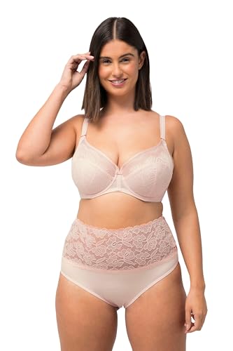 Ulla Popken Damen Wire-bra, Lace BH, Rose, 105F EU von Ulla Popken