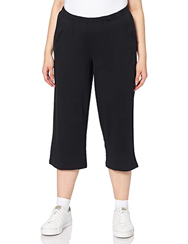 Ulla Popken Damen große Größen 7/8 Hose, Schwarz (Schwarz 10), 42/44 von Ulla Popken