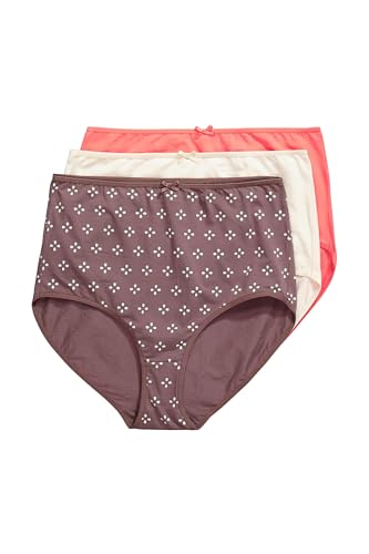 Ulla Popken Damen große Größen Übergrößen Plus Size 3pcs Pack, Maxi-Brief, Minimal von Ulla Popken