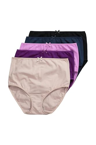 Ulla Popken Damen große Größen Übergrößen Plus Size 5er Maxi Slips, Solid von Ulla Popken