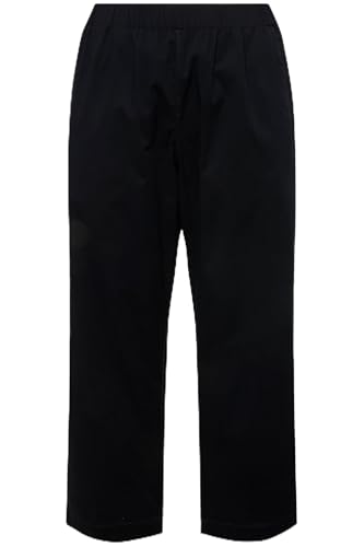 Ulla Popken Damen große Größen Übergrößen Plus Size 7/8-Chinohose Ruby, Elastikbund, weites, gerades Bein von Ulla Popken