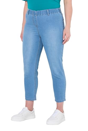 Ulla Popken Damen große Größen Übergrößen Plus Size 7/8-Jeggings Sienna, Elastikbund, schmales Bein von Ulla Popken