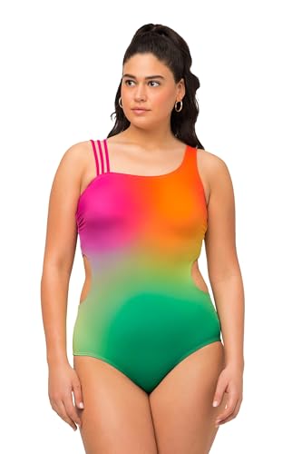 Ulla Popken Damen große Größen Übergrößen Plus Size Badeanzug, Cut-Outs, Softcups, Dreier-Träger grün 44 814498455-44 Ulla Popken Damen große Größen Übergrößen Plus Size Badeanzug, Cut-Outs, Softcups, Dreier-Träger grün 44 814498455-44 von Ulla Popken
