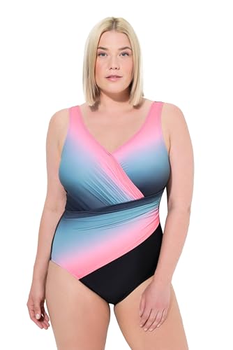 Ulla Popken Damen große Größen Übergrößen Plus Size Badeanzug, Farbverlauf, drapiert, Softcups, recycelt schwarz 54 832236100-54 Ulla Popken Damen große Größen Übergrößen Plus Size Badeanzug, Farbverlauf, drapiert, Softcups, recycelt schwarz 54 832236100-54 von Ulla Popken