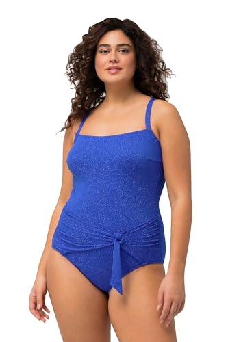Ulla Popken Damen große Größen Übergrößen Plus Size Badeanzug, Glitter, Struktur, Softcups, Wickeloptik, recycelt Royalblau 54 826231750-54 Ulla Popken Damen große Größen Übergrößen Plus Size Badeanzug, Glitter, Struktur, Softcups, Wickeloptik, recycelt Royalblau 54 826231750-54 von Ulla Popken