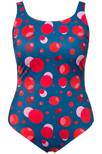 Ulla Popken Damen große Größen Übergrößen Plus Size Badeanzug, Punkte, ohne Softcups, Rundhals walblau 54+ 827142756-54+ Ulla Popken Damen große Größen Übergrößen Plus Size Badeanzug, Punkte, ohne Softcups, Rundhals walblau 54+ 827142756-54+ von Ulla Popken