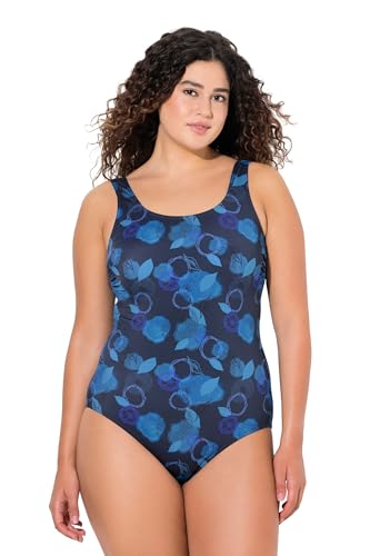 Ulla Popken Damen Alice, Softline, Blattfeuerwerk Badeanzug, Marine, 54-56 EU Ulla Popken Damen Alice, Softline, Blattfeuerwerk Badeanzug, Marine, 54-56 EU von Ulla Popken