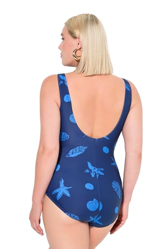 Ulla Popken Damen große Größen Übergrößen Plus Size Badeanzug Alice, Softline, DG, Deepsea Ulla Popken Damen große Größen Übergrößen Plus Size Badeanzug Alice, Softline, DG, Deepsea von Ulla Popken