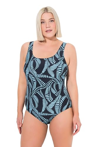 Ulla Popken Damen große Größen Übergrößen Plus Size Badeanzug Alice, Softline, DG, Ranken von Ulla Popken