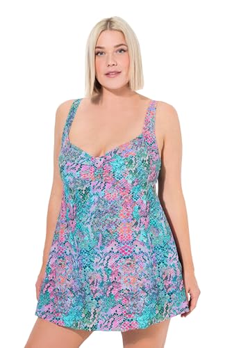 Ulla Popken Damen große Größen Übergrößen Plus Size Badekleid, Schlange, Softcups, verstellbare Träger Ulla Popken Damen große Größen Übergrößen Plus Size Badekleid, Schlange, Softcups, verstellbare Träger von Ulla Popken