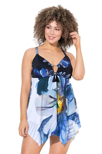 Ulla Popken Damen große Größen Übergrößen Plus Size Badekleid Judy, Blue Flower Ulla Popken Damen große Größen Übergrößen Plus Size Badekleid Judy, Blue Flower von Ulla Popken