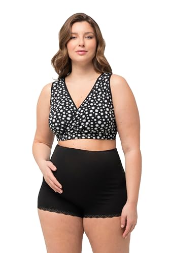 Ulla Popken Damen große Größen Übergrößen Plus Size Bellieva-Still-Bustier, Spitze, nahtlos, Biobaumwolle schwarz 54+ 803562100-54+ von Ulla Popken