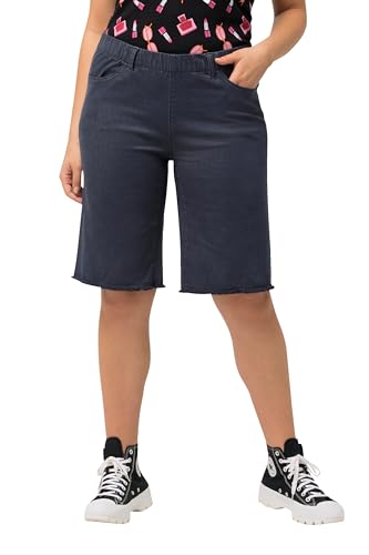 Ulla Popken Damen große Größen Übergrößen Plus Size Bermuda, Fransensaum, Elastikbund Marine 56 818523130-56 Ulla Popken Damen große Größen Übergrößen Plus Size Bermuda, Fransensaum, Elastikbund Marine 56 818523130-56 von Ulla Popken