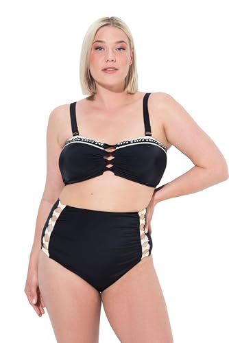 Ulla Popken Damen große Größen Übergrößen Plus Size Bikini Tina, Twist und Applikation von Ulla Popken