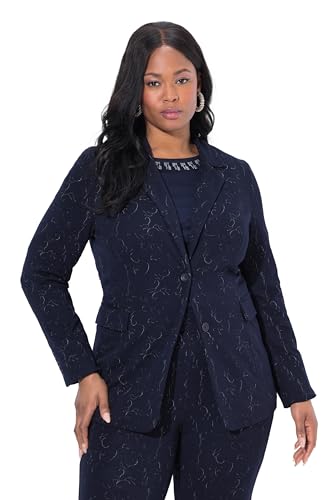 Ulla Popken Damen große Größen Übergrößen Plus Size Blazer aus Jacquardwirkware Ulla Popken Damen große Größen Übergrößen Plus Size Blazer aus Jacquardwirkware von Ulla Popken