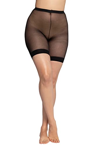 Ulla Popken Damen große Größen Übergrößen Plus Size Bodyforming Panty, 30 den schwarz 44/46 637815130-44+ von Ulla Popken