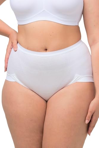 Ulla Popken Damen Büroslip Taillenslip, Weiß, 54-56 EU von Ulla Popken