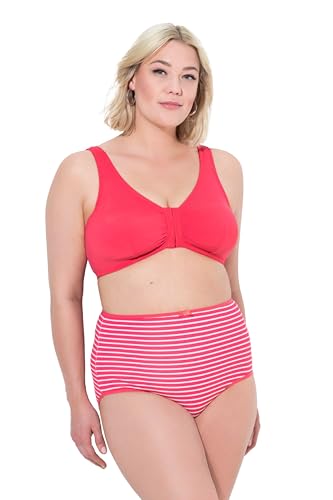 Ulla Popken Damen große Größen Übergrößen Plus Size Bustier, Still-BH, Vorderverschluss, Cup C/D - E/F pink 100D 689668523-100D von Ulla Popken