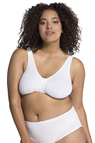 Ulla Popken Damen Bustier, Cup C/D BRA, weiß, 105D von Ulla Popken