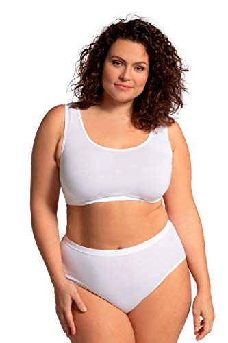 Ulla Popken Damen Bustier BHS, Weiß, 42-44 von Ulla Popken