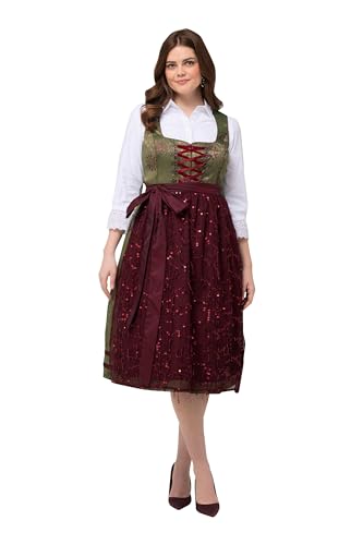 Ulla Popken Damen große Größen Übergrößen Plus Size Dirndl, Ornamente, Carree-Ausschnitt, ärmellos von Ulla Popken
