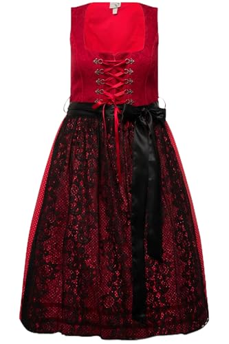 Ulla Popken Damen große Größen Übergrößen Plus Size Dirndl, Spitzenschürze, Carree-Ausschnitt, ärmellos Salsa 54 828875530-54 Ulla Popken Damen große Größen Übergrößen Plus Size Dirndl, Spitzenschürze, Carree-Ausschnitt, ärmellos Salsa 54 828875530-54 von Ulla Popken