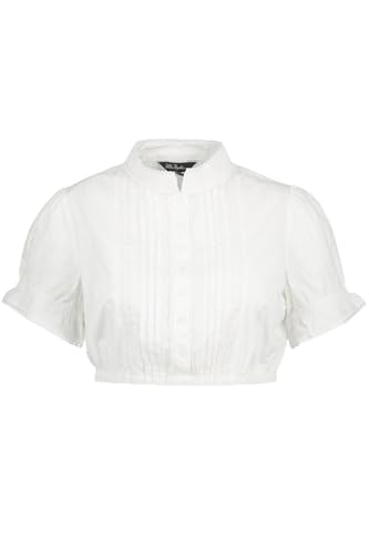 Ulla Popken Damen große Größen Übergrößen Plus Size Dirndlbluse, Biesen, Spitze, Stehkragen, Halbarm schneeweiß 60 816306200-60 Ulla Popken Damen große Größen Übergrößen Plus Size Dirndlbluse, Biesen, Spitze, Stehkragen, Halbarm schneeweiß 60 816306200-60 von Ulla Popken