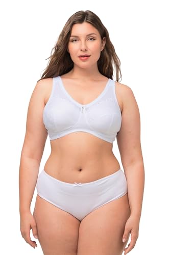 Ulla Popken Damen Entlastungs-bh, Cup C-g, Weiß, 100G EU von Ulla Popken