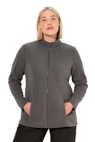 Ulla Popken Damen große Größen Übergrößen Plus Size Fleecejacke, Baukastensystem, Innenjacke, Stehkragen von Ulla Popken