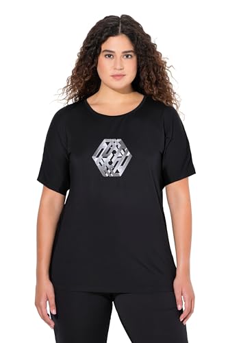 Ulla Popken Damen große Größen Übergrößen Plus Size Funktionsshirt, schnelltrocknend, Halbarm, recycelt schwarz 42+ 813400100-42+ Ulla Popken Damen große Größen Übergrößen Plus Size Funktionsshirt, schnelltrocknend, Halbarm, recycelt schwarz 42+ 813400100-42+ von Ulla Popken