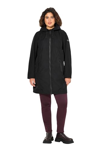 Ulla Popken Damen große Größen Übergrößen Plus Size HYPRAR Funktionsjacke, wasserdicht, Kapuze von Ulla Popken