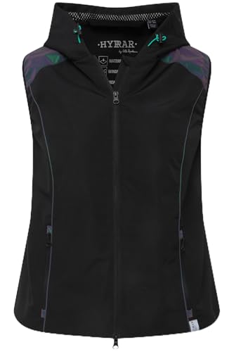 Ulla Popken Damen große Größen Übergrößen Plus Size HYPRAR Funktionsweste, Reflektor, wasserabweisend schwarz 46+ 821007100-46+ von Ulla Popken